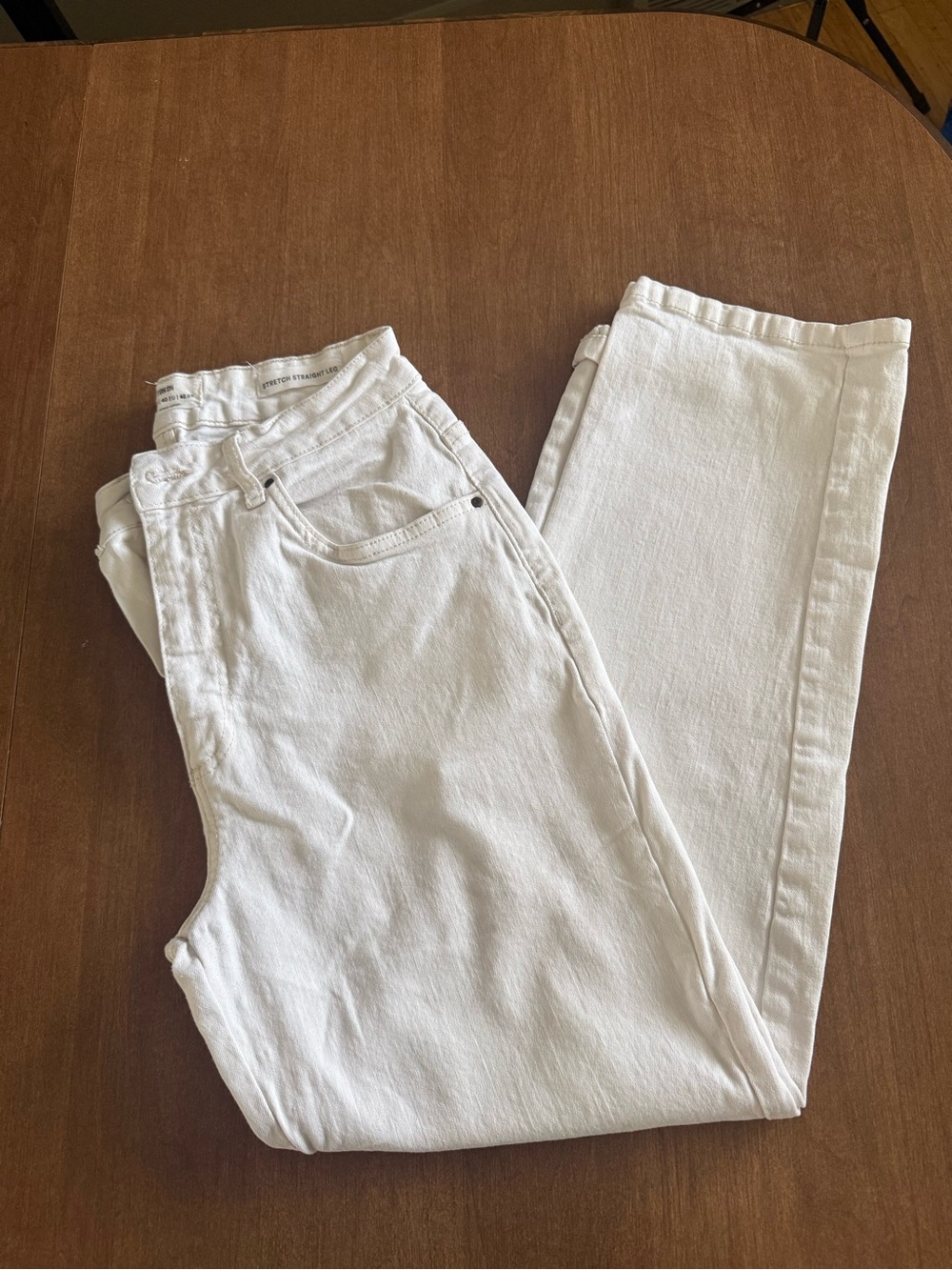 Cotton On Cream High-Rise Denim Jeans
